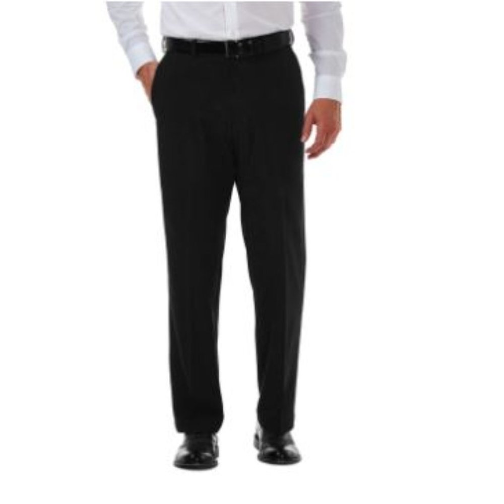 Haggar Men's Cool 18 Pro Pant in Black